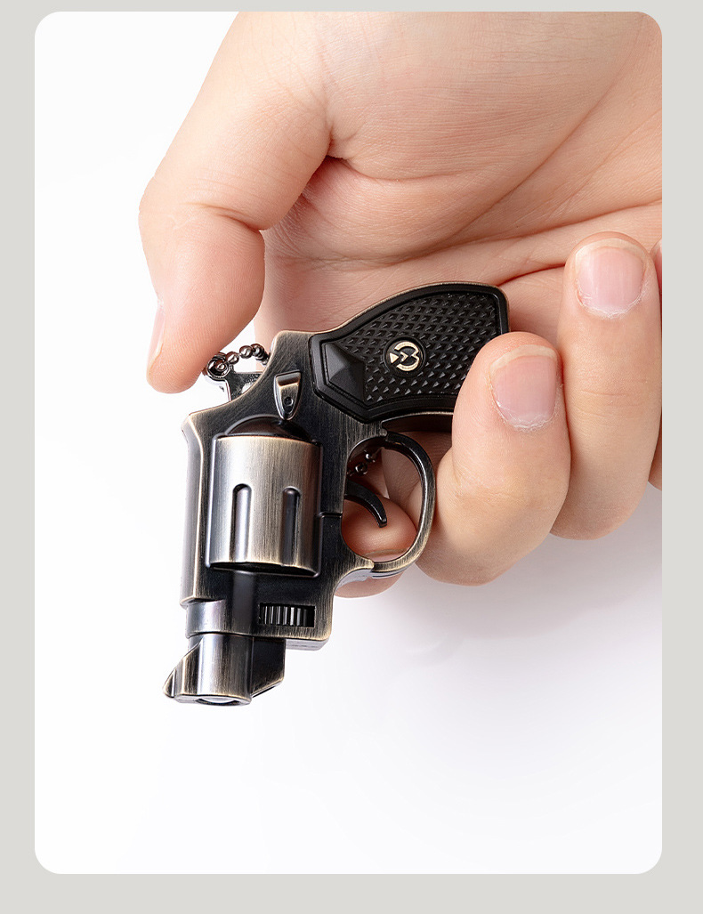 The two-in-one gun battle toy flashlight with laser infrared white light illumination keychain lamp is a best-selling toy in stationery stores pic 10