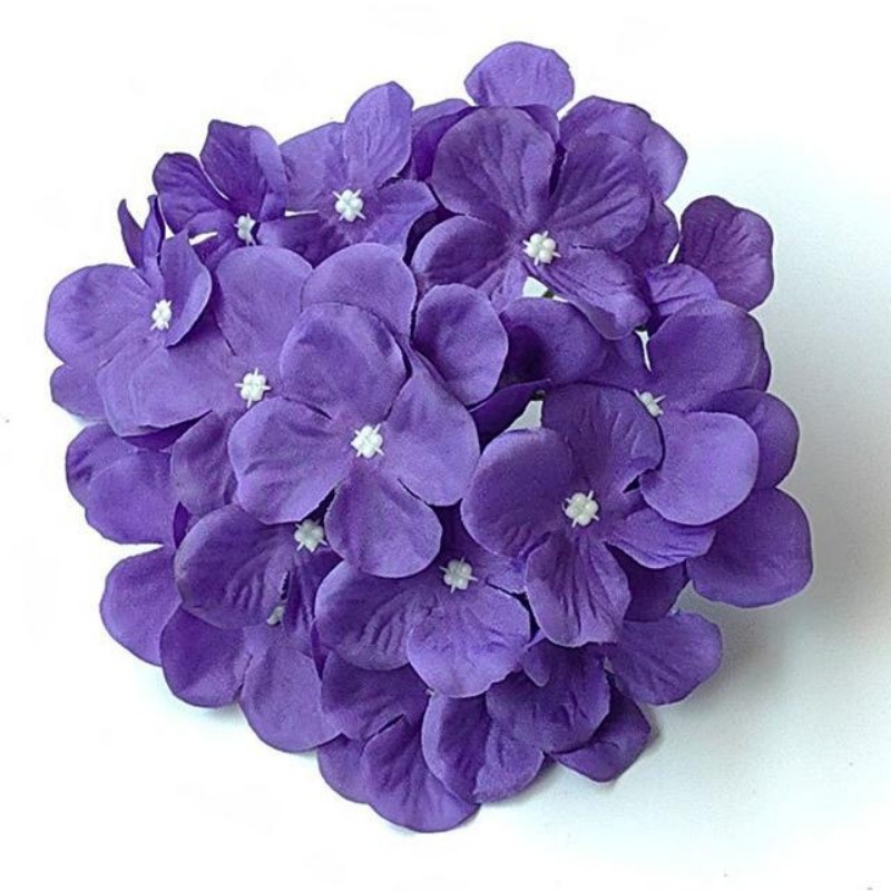 仿真绣球花头婚庆花墙路引罗马柱装饰插花道具材料绢布假绢花批发详情10