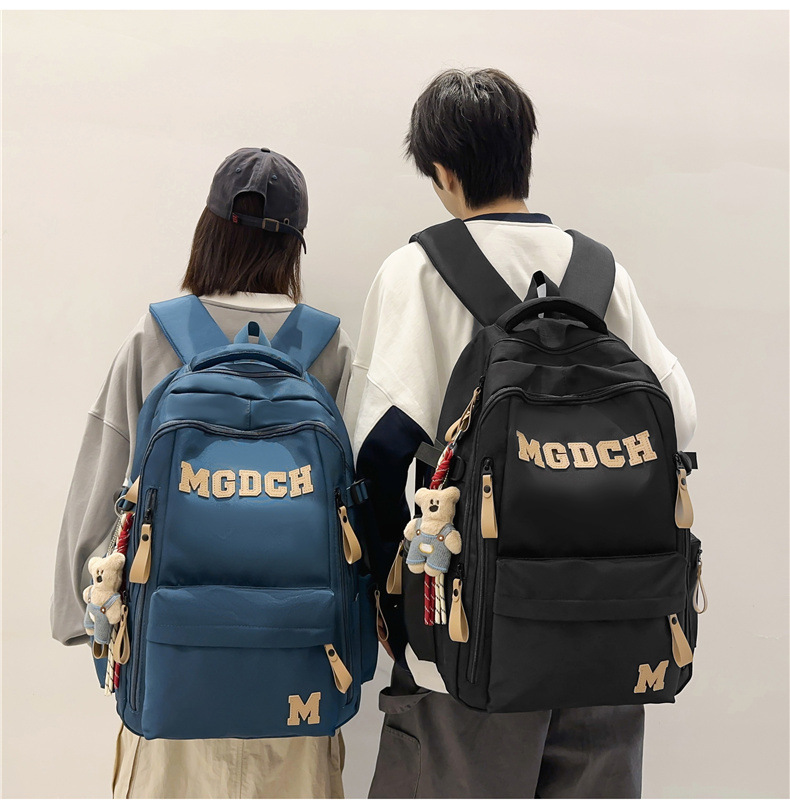 大容量多层书包初中生男女高中生双肩包减负护脊超轻便电脑背包详情24