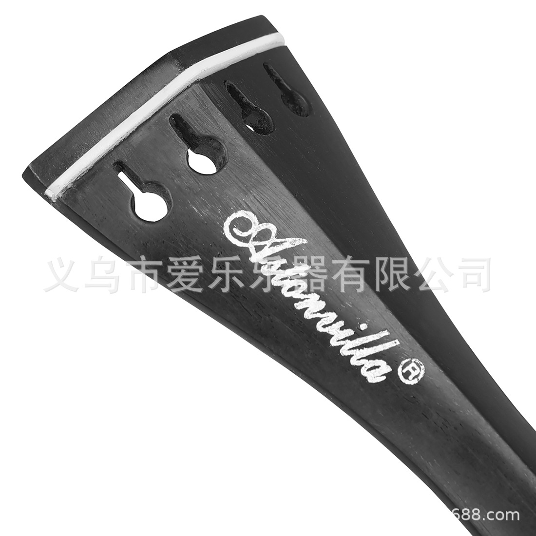 Astonvilla violin ebony stringboard, Hill-style stringboard with tail string 4/4 violin accessories pic 10