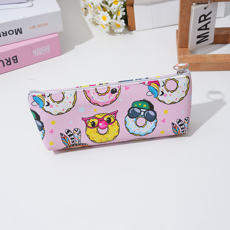 New cartoon cute large-capacity pencil case for students, high appearance level pencil case stationery box pic 6