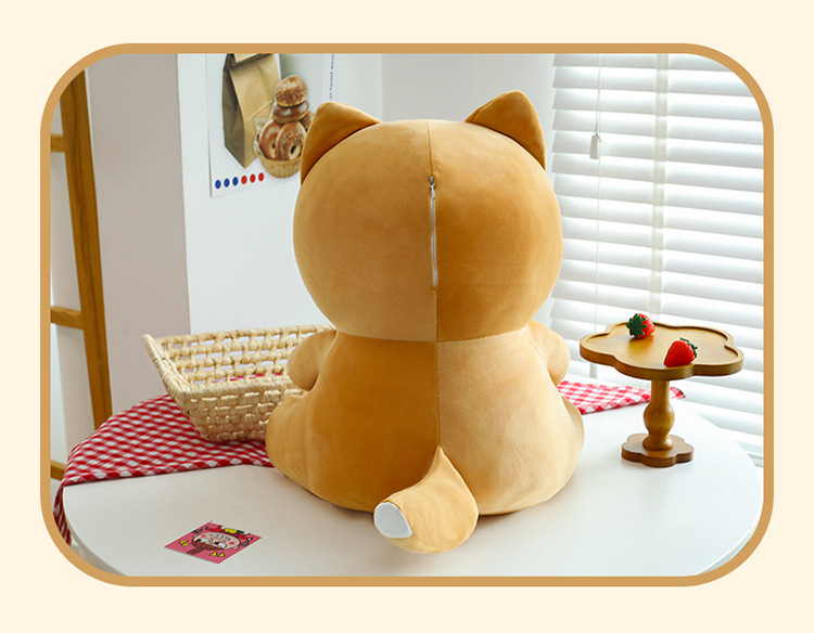 坐款柴犬毛绒玩具大号抱枕公仔柔软狗狗娃娃床上睡觉礼物批发毛绒公仔玩偶详情28