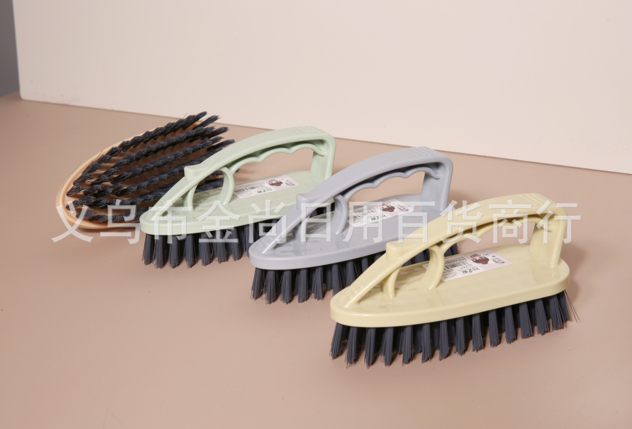 高颜值塑料彩色多功能刷鞋刷洗衣刷地板清洁刷塑料鞋刷子幸运鞋刷详情4