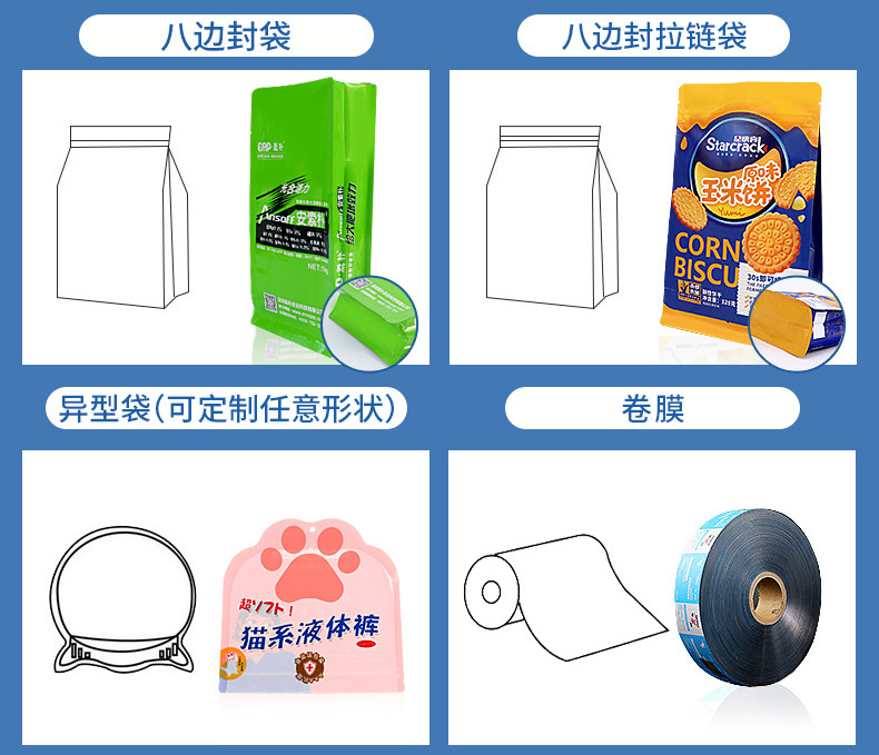Processing of printed PE flat bags, PA composite bags, OPP self-adhesive bags, self-sealing bags, PO accordion bags, open bags and heat shrink bags pic 6