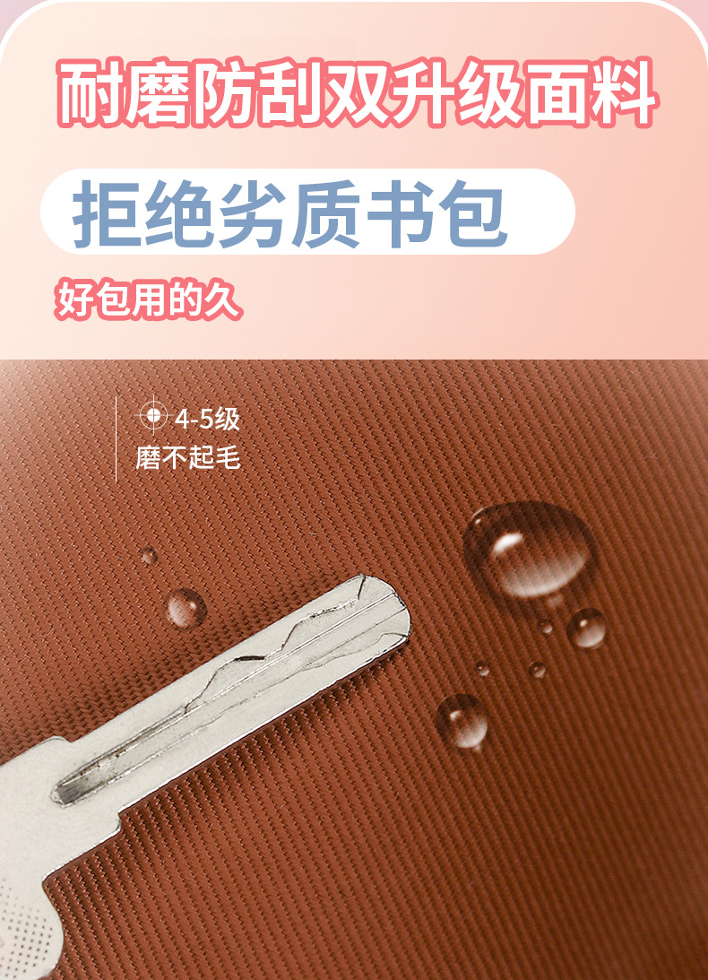 High-end customized schoolbags for primary and secondary school students, backpack printing training classes, tutorial classes, travel gift bags, double-shoulder logos pic 8