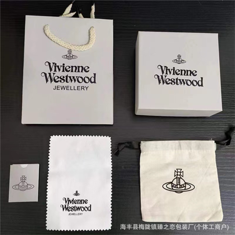 24新版西太家包装盒西太后土星项链同款包装盒烫金珍珠礼盒详情5