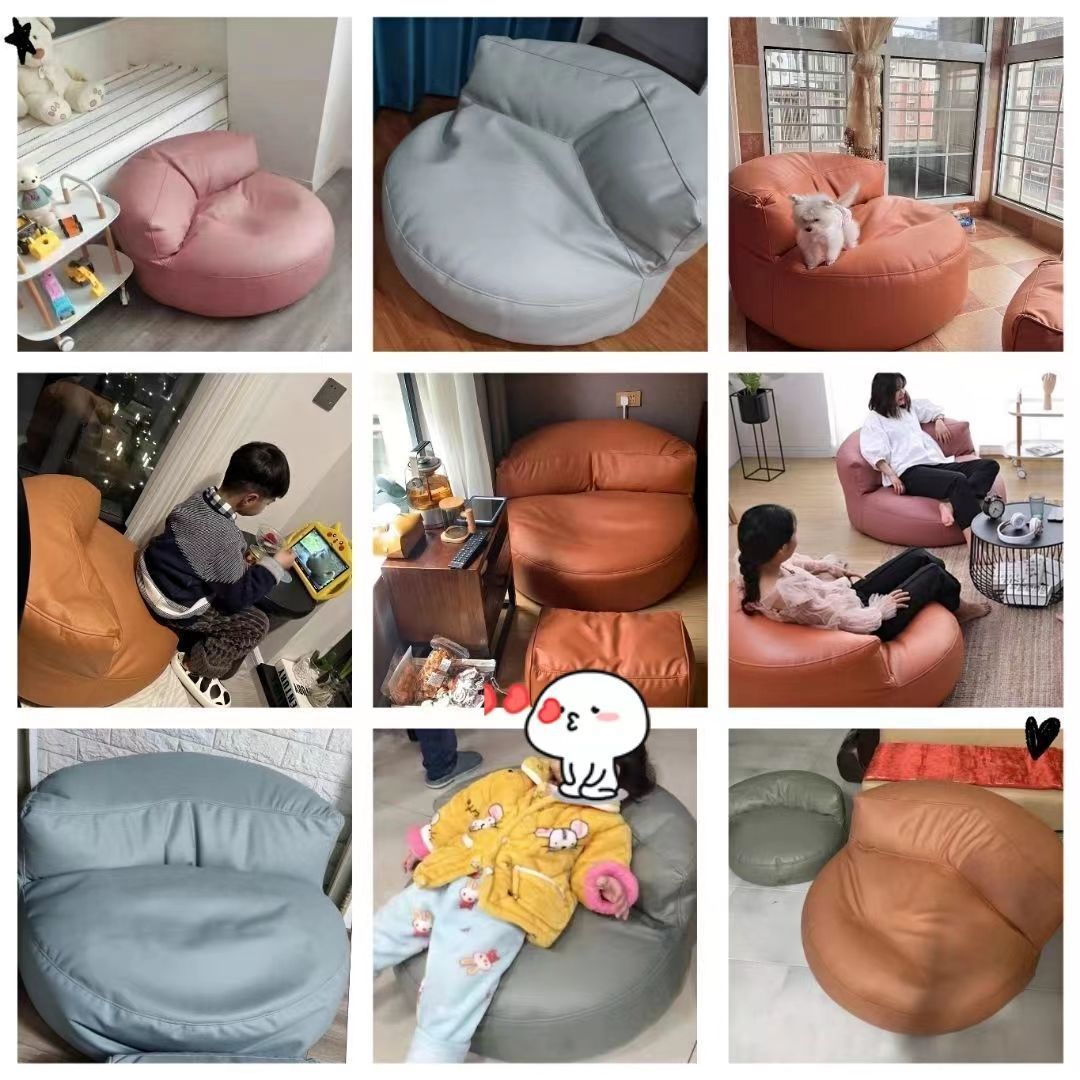 单人沙发卧室科技布懒人沙发榻榻米躺椅小户型家用客厅阳台休闲小详情4