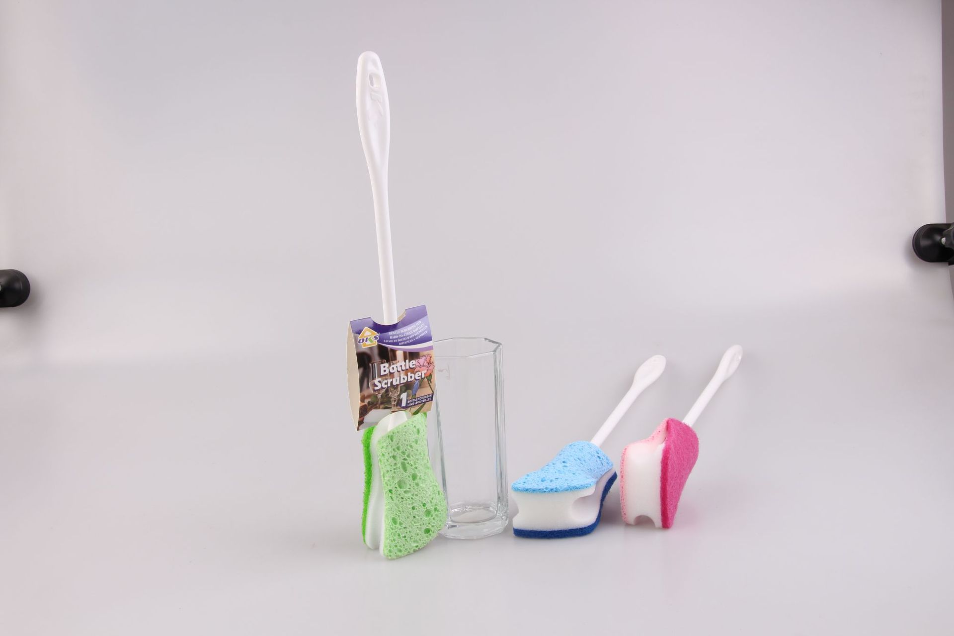 厂家批发木桨绵锅刷杯刷双面洗碗海绵擦清洁海绵块浴缸刷钢丝球O详情6