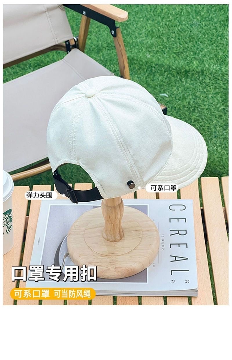 赵露思同款鸭舌渔夫帽女款春秋防晒防紫外线遮阳帽可折叠太阳帽子详情3