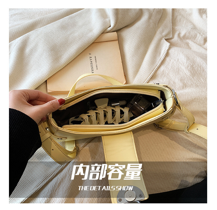 复古感休闲包时尚简约腋下小方包小众潮搭单肩包都市风斜挎女包详情10