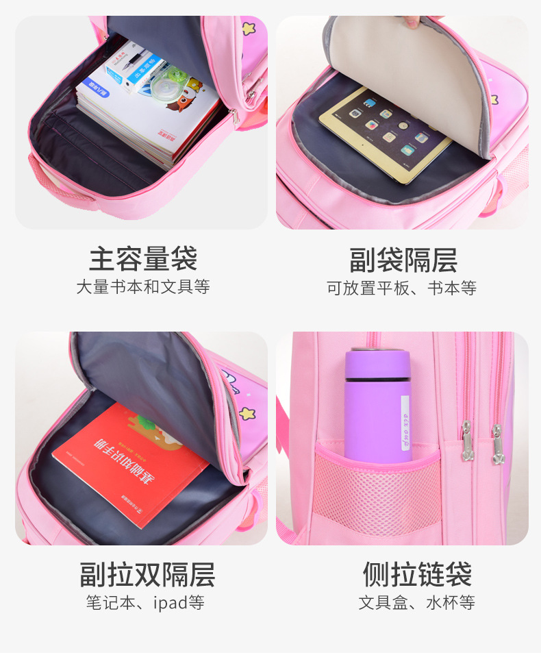 库洛米小学生书包 美乐蒂幼儿园书包3-5岁宝宝大小班儿童双肩背包详情10