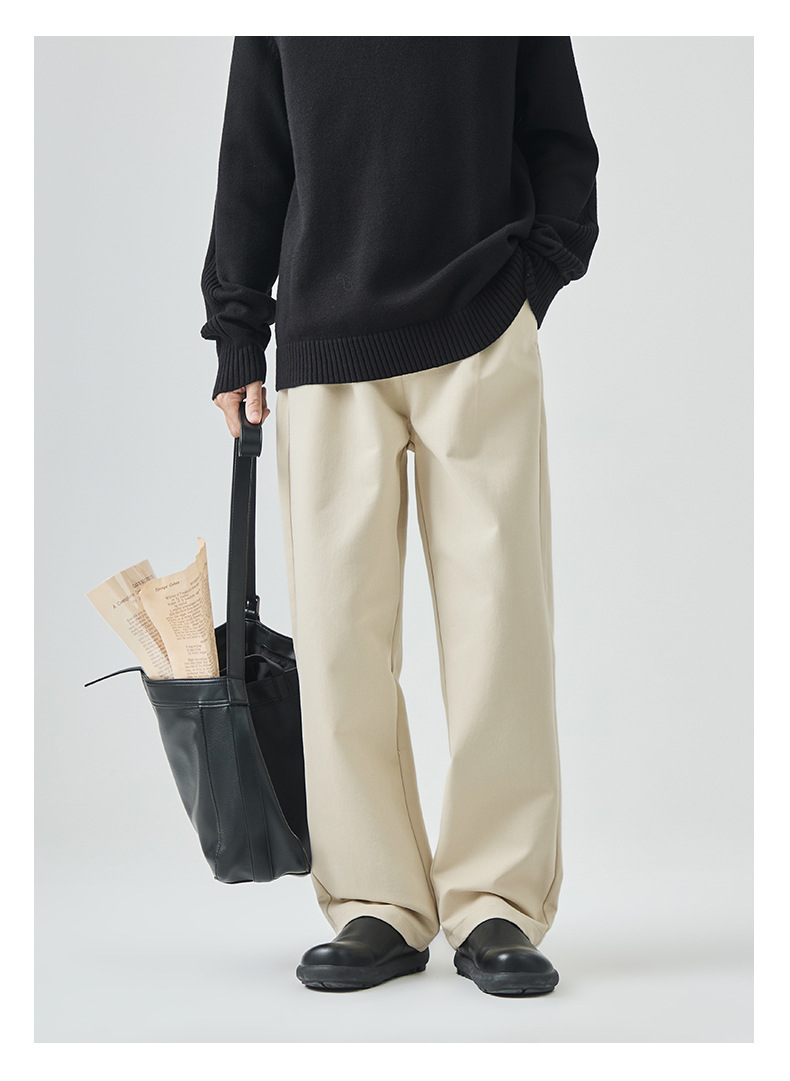 APO男装|跨境牛仔裤男款美式高街秋季潮牌痞帅宽松直筒休闲长裤子详情15