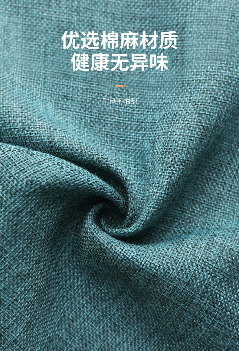日式棉麻收纳箱可折叠衣柜储物箱抽屉式带盖整理箱衣服玩具收纳盒详情4