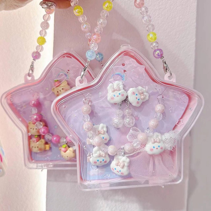 儿童首饰套装儿童发圈手链发夹套装儿童首饰礼盒动物包包儿童饰品详情24