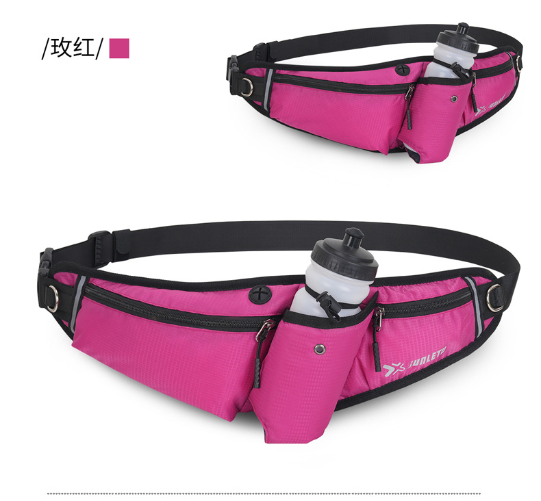 Cross-border large-capacity waterproof running and fitness mobile phone chest bag, multi-functional nylon water bottle waist, outdoor sports waist bag pic 20