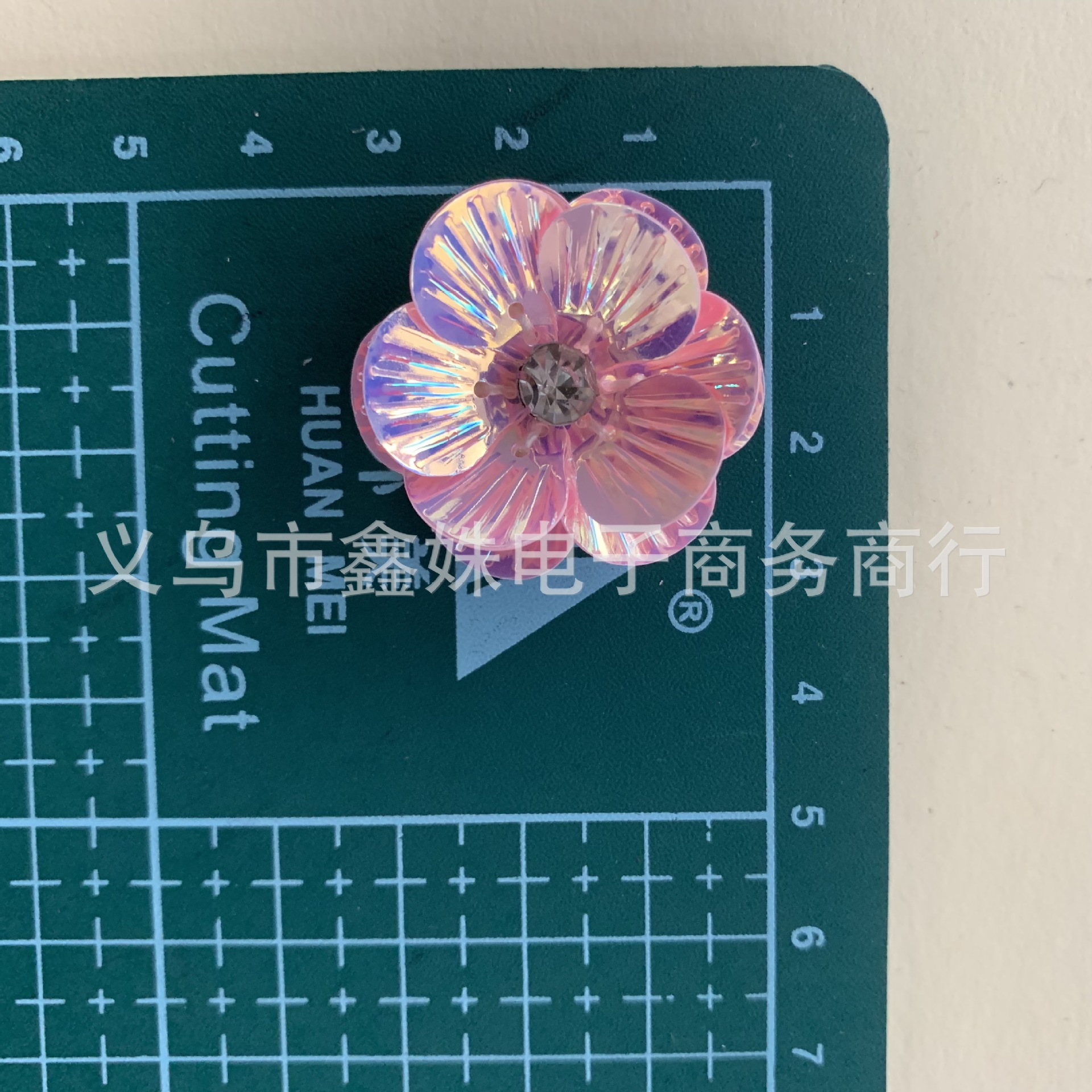Fashionable and versatile three-dimensional sequined flower imitation shell accessories pic 9