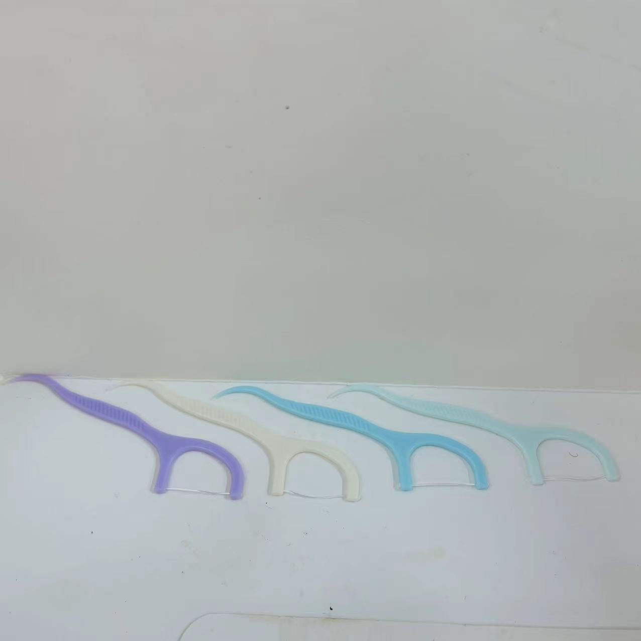 Dental floss box set, disposable plastic toothpicks for dental care, portable dental floss sticks, family set, 30 floss sticks pic 11