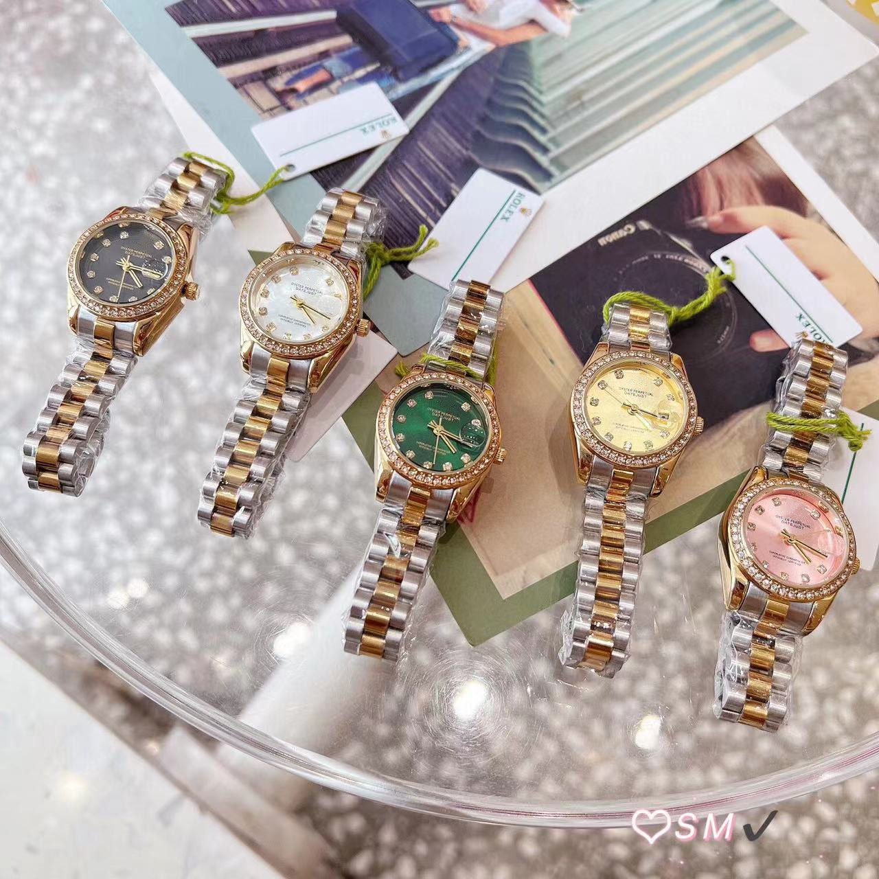 微商劳力家士日志系列时尚潮流钢带手表女名表石英手表女男代发详情5