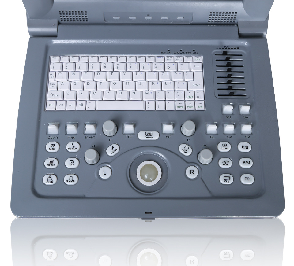 Foreign trade exclusive supply medical Color Doppler ultrasound machine Trolley Color Doppler cart vertical color B-ultrasound Doppler pic 20