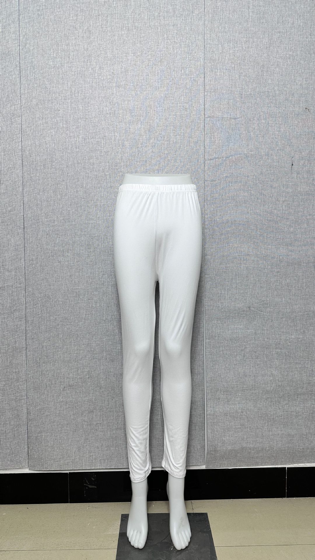 欧美外贸跨境批发纯色时尚高弹紧身裤运动健身跑步长裤一体打底裤详情8