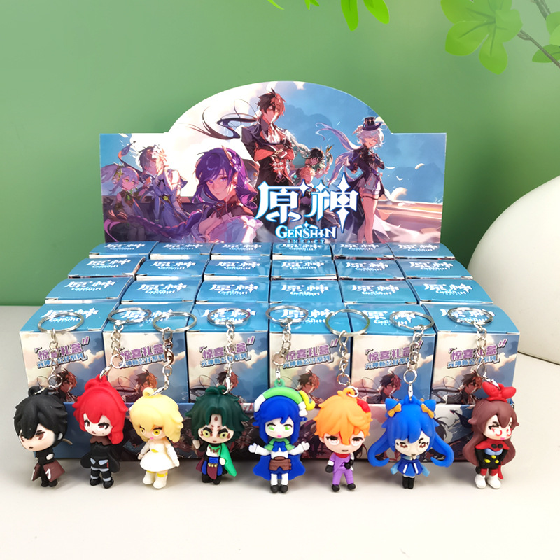 24入卡皮巴拉盲盒游戏同款手办公仔网红钥匙扣摆摊儿童学生小礼物详情15