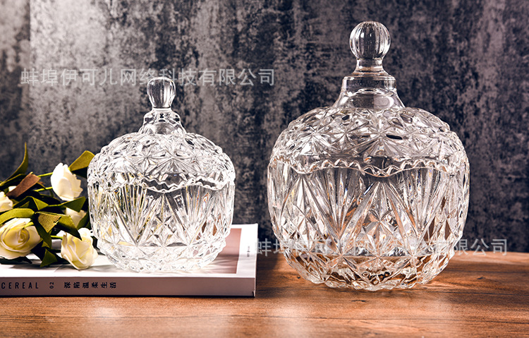 玻璃罐糖果罐香薰蜡烛罐干果罐收纳摆件储物盒首饰品盒消磁碗详情30