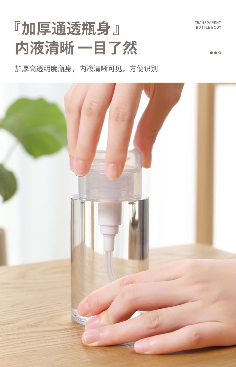 Squeeze out the bottles of travel-sized hand cream, shampoo, body wash, travel-sized skin care cosmetics and facial cleanser pic 7