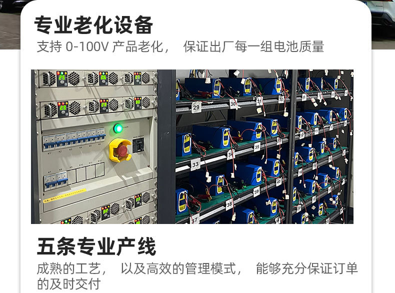 Customized 18650 lithium battery 12V, 24V, 36V, 48V, 10AH, 12AH, 20A solar energy storage large-capacity battery pic 4