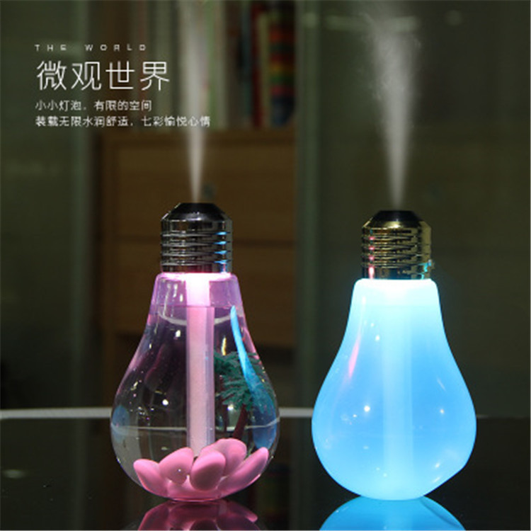 创意迷你灯泡加湿器家用办公空气加湿器详情1