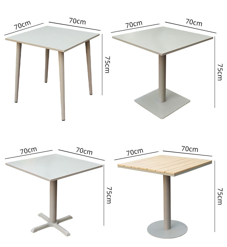实木户外桌椅圆形木纹桌面桌子方形木纹桌面桌子圆形白色桌面桌子方形白色桌面桌子详情25