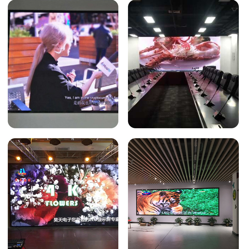 Small-pitch indoor full-color led display screens, high-definition LED advertising screens for subways, shopping malls, bars and stages pic 7