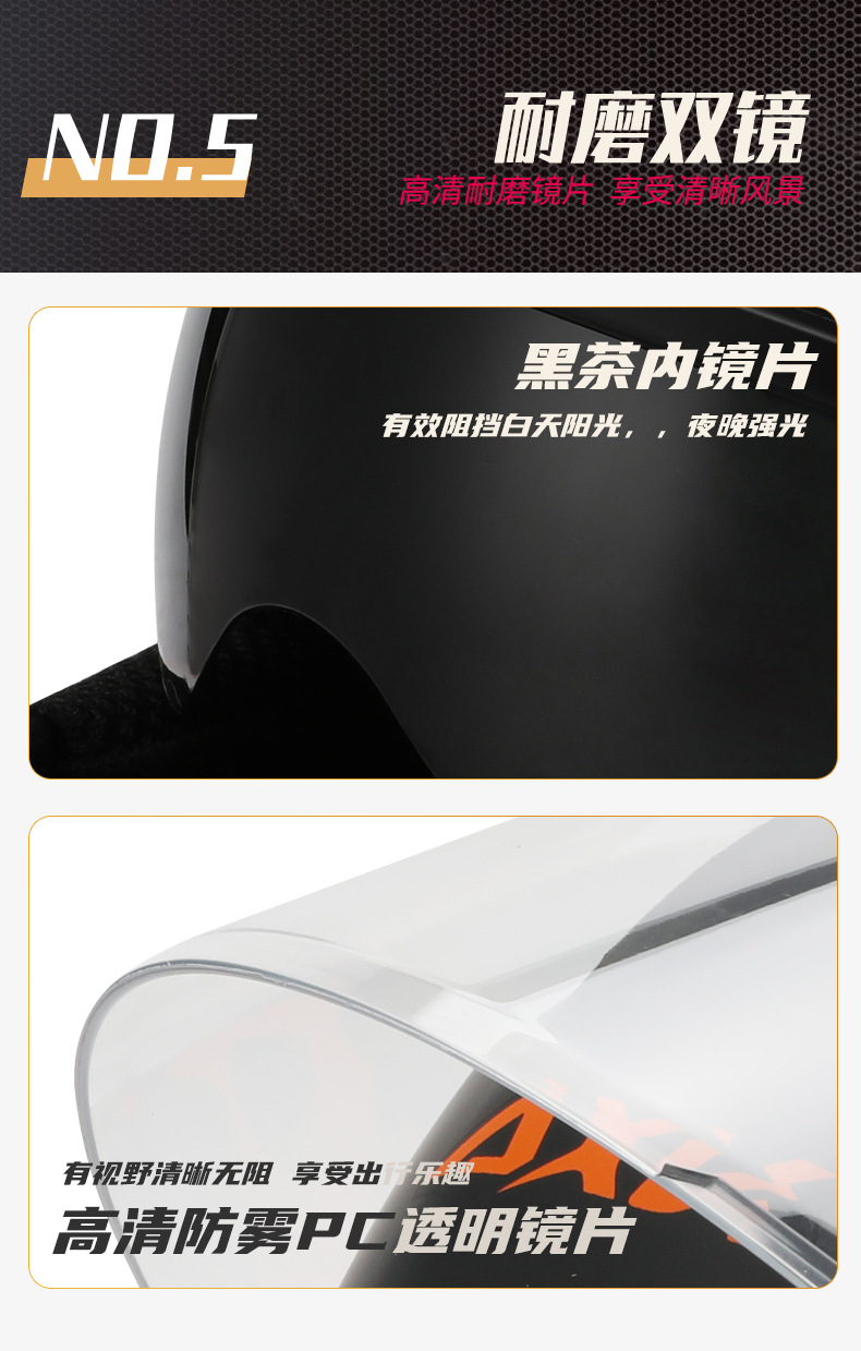 A1 New national Standard 3C certified electric motorcycle helmet for men and women, winter warmth, all-season motorcycle riding helmet pic 13