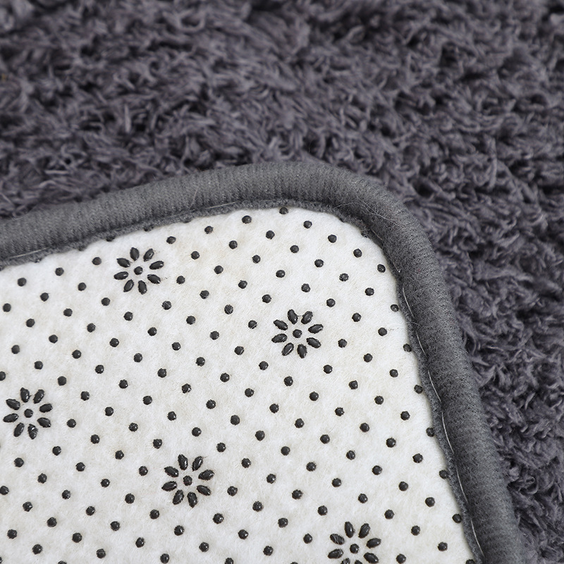 Cross-border bathroom products: toilet, bathtub, Nordic-style floor mat, bathroom anti-slip mat, three-piece set, silk and wool carpet pic 4