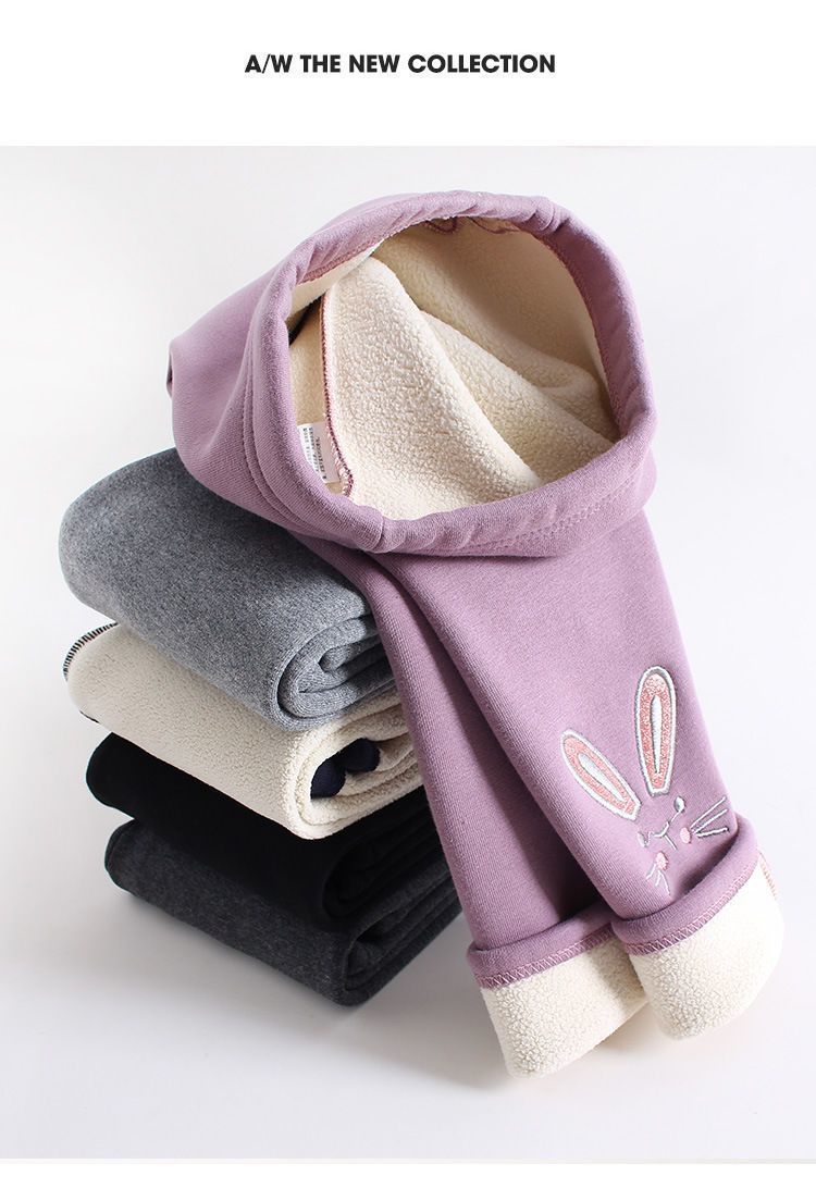 女童加绒裤子外穿打底裤冬季童裤宝宝加绒一体绒中小儿童长裤潮详情10