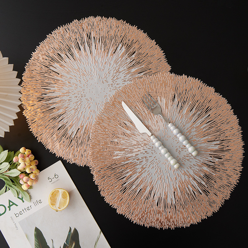 Woven placemats, thickened heat-resistant placemats, home kitchen MATS, table MATS, anti-slip and heat-insulating MATS pic 10