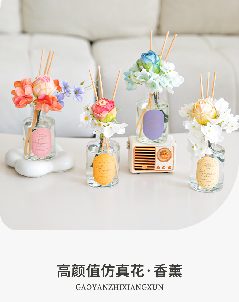 栀子花香薰精油家用伴手礼室内持久无火香薰便携卧室香氛卫生间详情5