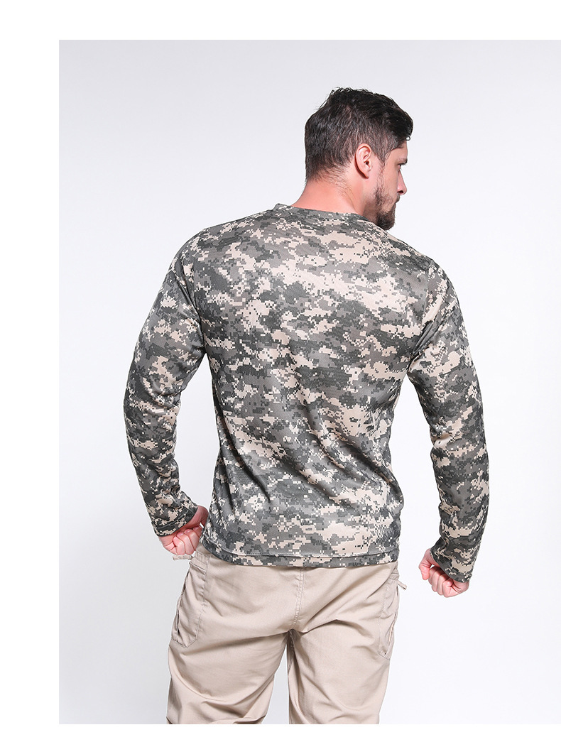 Yitu Tactical Tight-fitting Suit for outdoor sports wear, durable and quick-drying, Ice Silk quick-drying T-shirt top, long-sleeved T-shirt, breathable and quick-drying pic 22