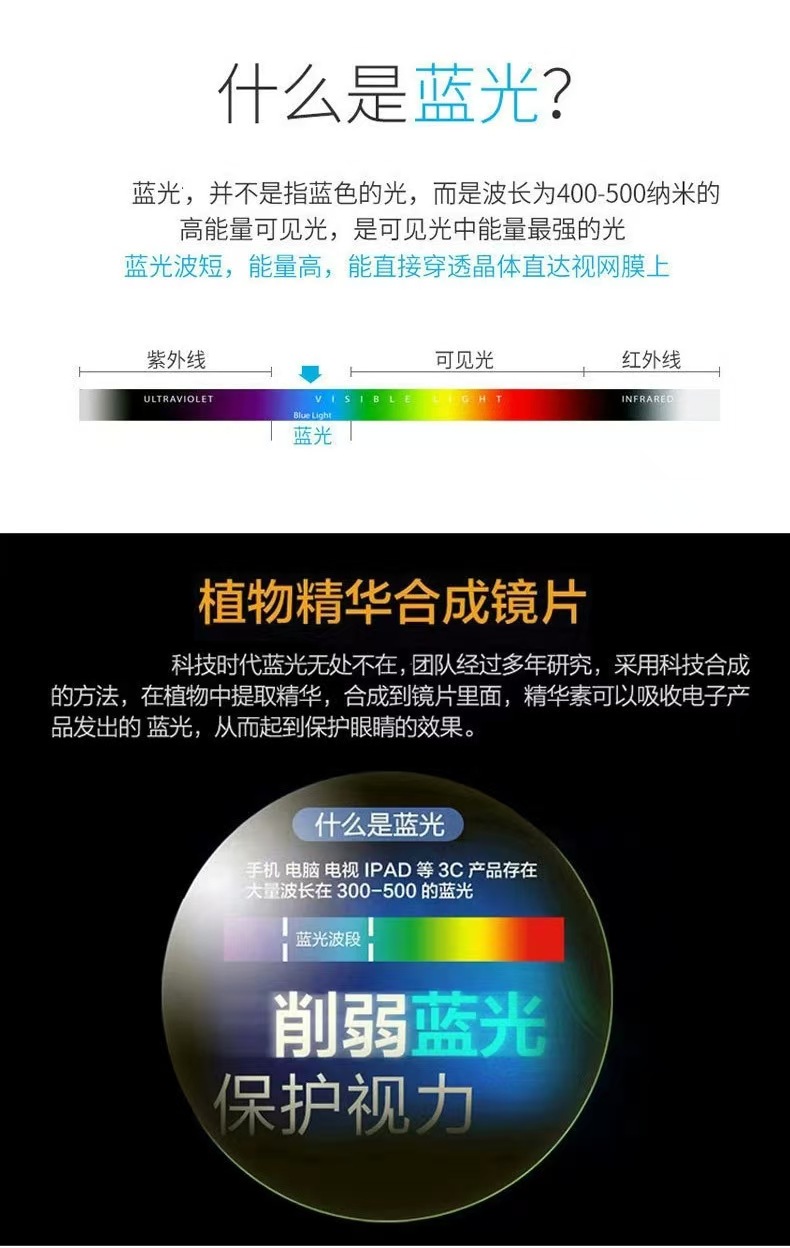 Dual-purpose anti-blue light reading glasses for both near and far, fashionable business progressive multi-focus high-definition eye-protecting reading glasses for the elderly pic 4