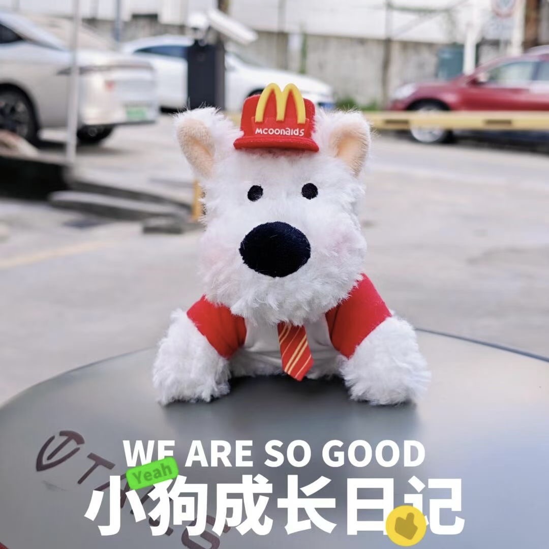 Best-selling Blind West Highland pendant, sloppy dog keychain accessory, creative doll bag, hanging dog pendant, small gift pic 8