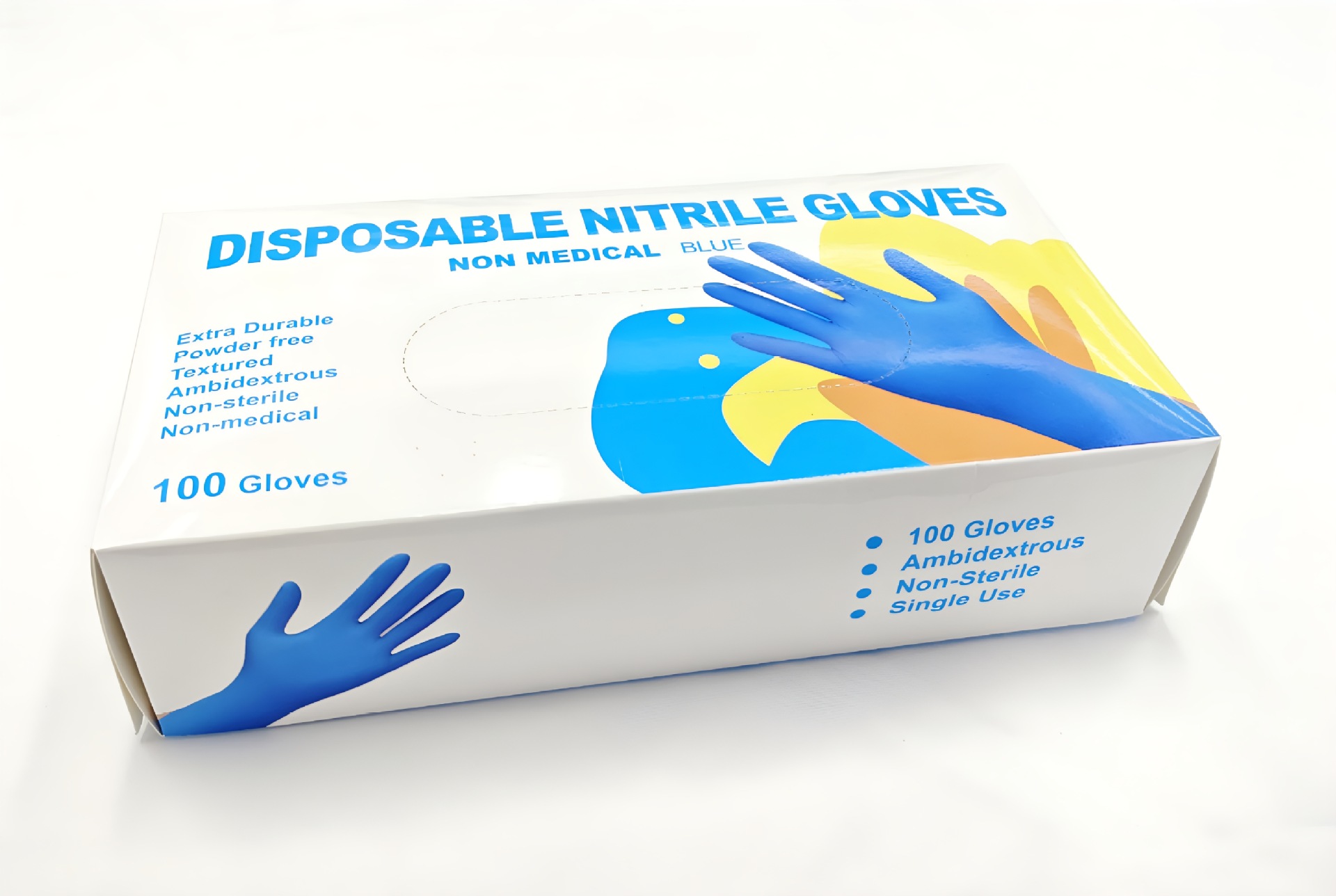 Nitrile gloves加厚防油防水清洁丁晴一次性家用日用高弹丁腈手套详情12