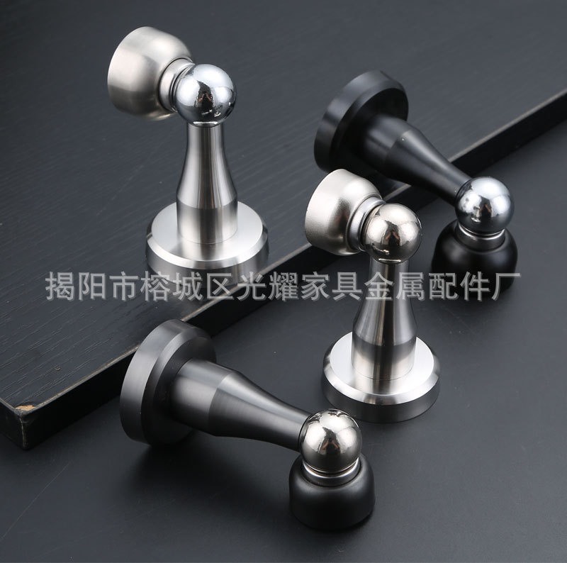 不锈钢门吸卧室卫生间入户门强磁加厚防撞吸门器防风免打孔/打孔详情15