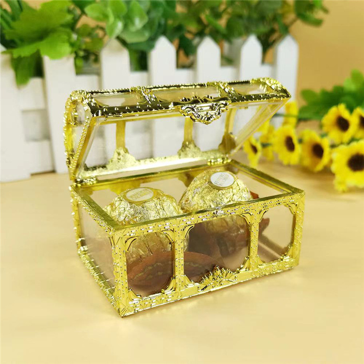 New creative wedding gift candy box plastic hollowed-out treasure box Ferrero candy box manufacturer wholesale pic 2