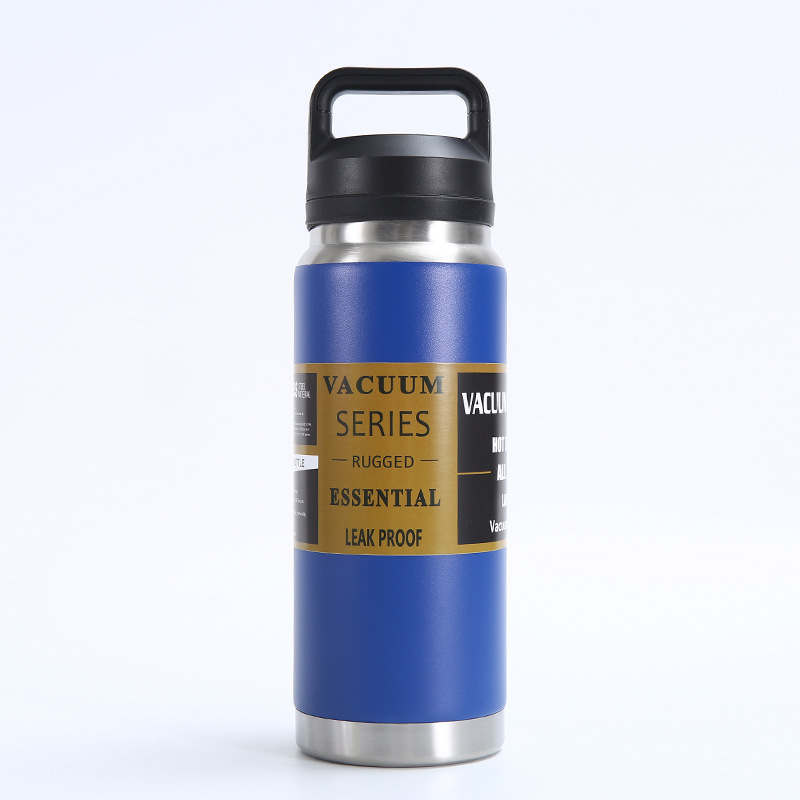 New large-capacity 304 stainless steel insulated cup for foreign trade, outdoor portable double-layer car cup, mountain climbing sports water bottle pic 18