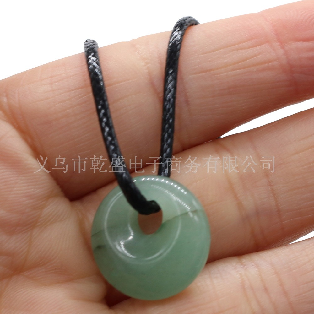 Exquisite natural stone semi-precious stone beads, large-hole beads, DIY jewelry accessories, handcrafted necklaces, wholesale pic 7