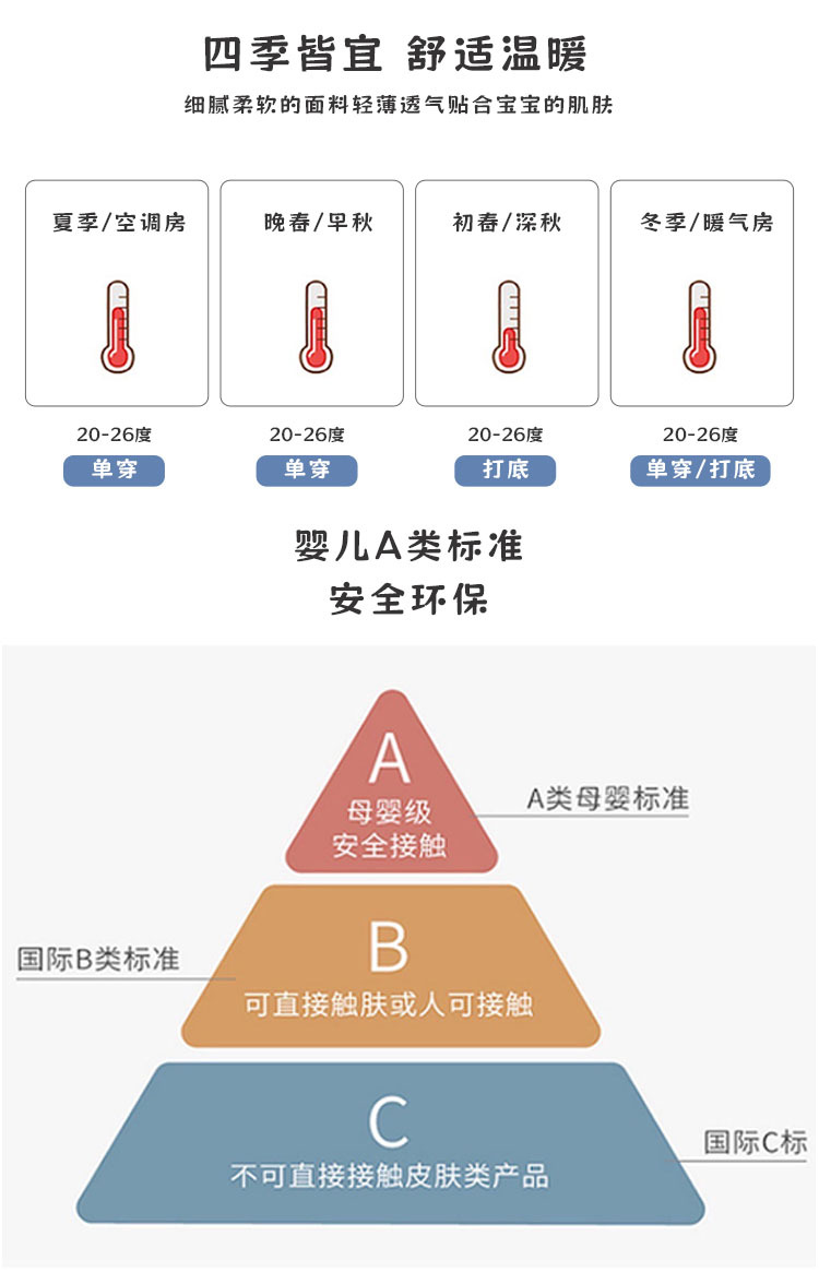 Summer baby one-piece suit, pure cotton thin boneless clothes for infants, long-sleeved clothes for babies, summer air-conditioned clothes pic 14