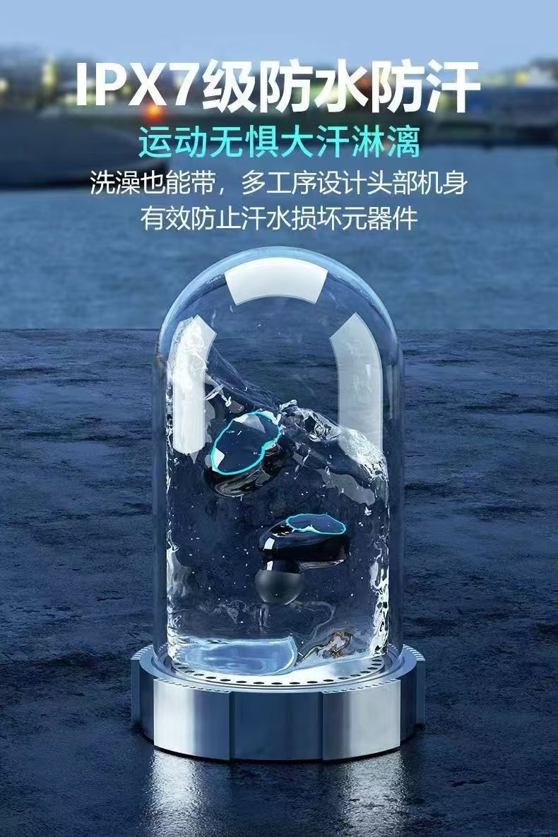跨境可充电耳机蓝牙无线入耳式迷你降噪运动男女蓝牙耳机批发详情2