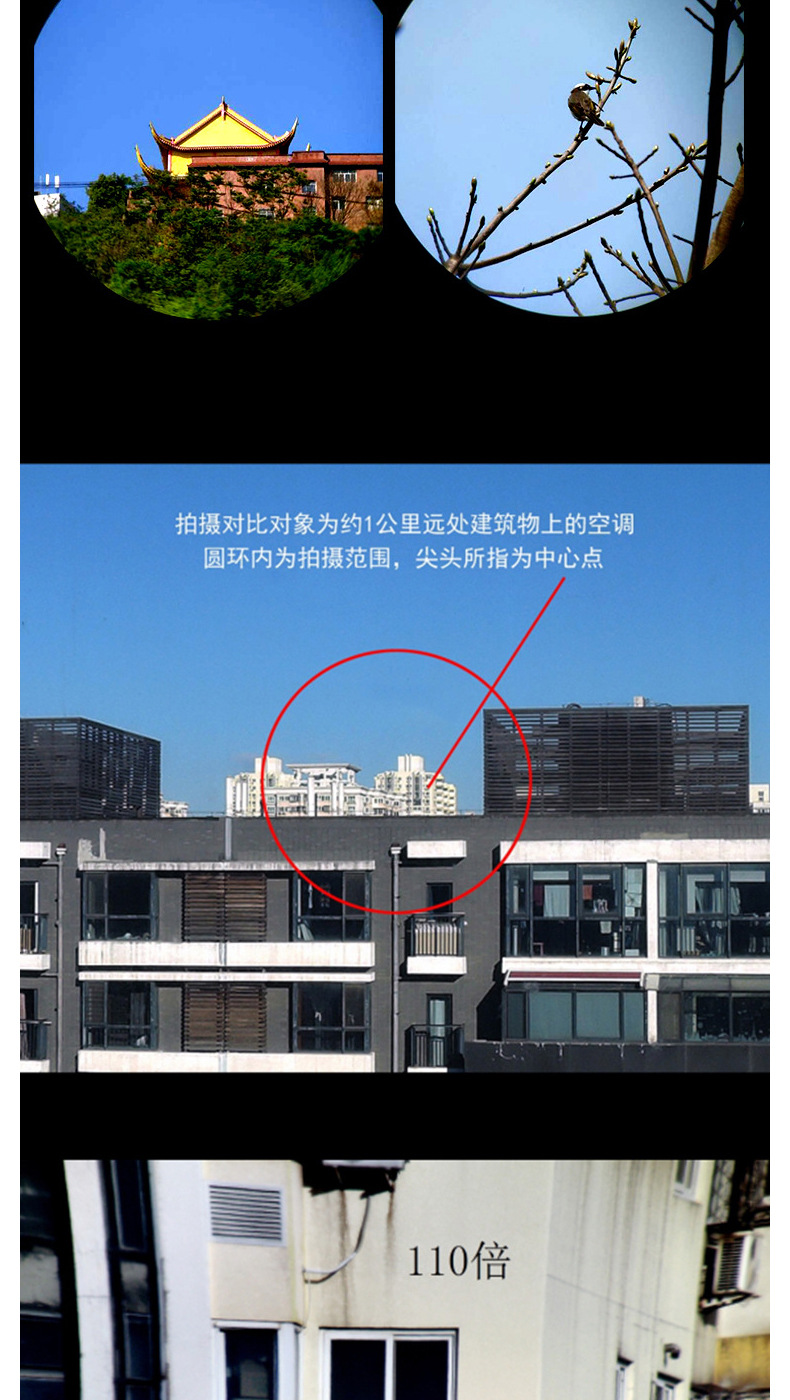 跨境爆款10X25保罗便携双筒望远镜望远镜微光夜视望远镜详情9