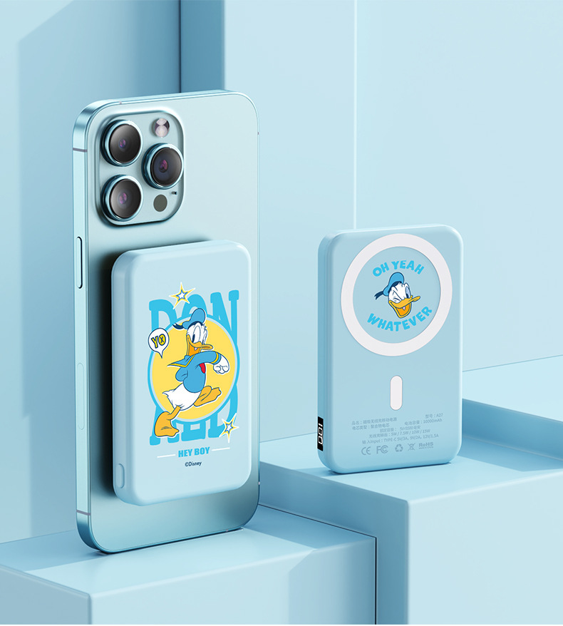 Беспроводная зарядка disney magnetic bull 22,5 W быстро заряжается тонкой емкостью, мобильный источник питания 3c сертифицирован в оригинальной версии для завода оптовыми ценами pic 22