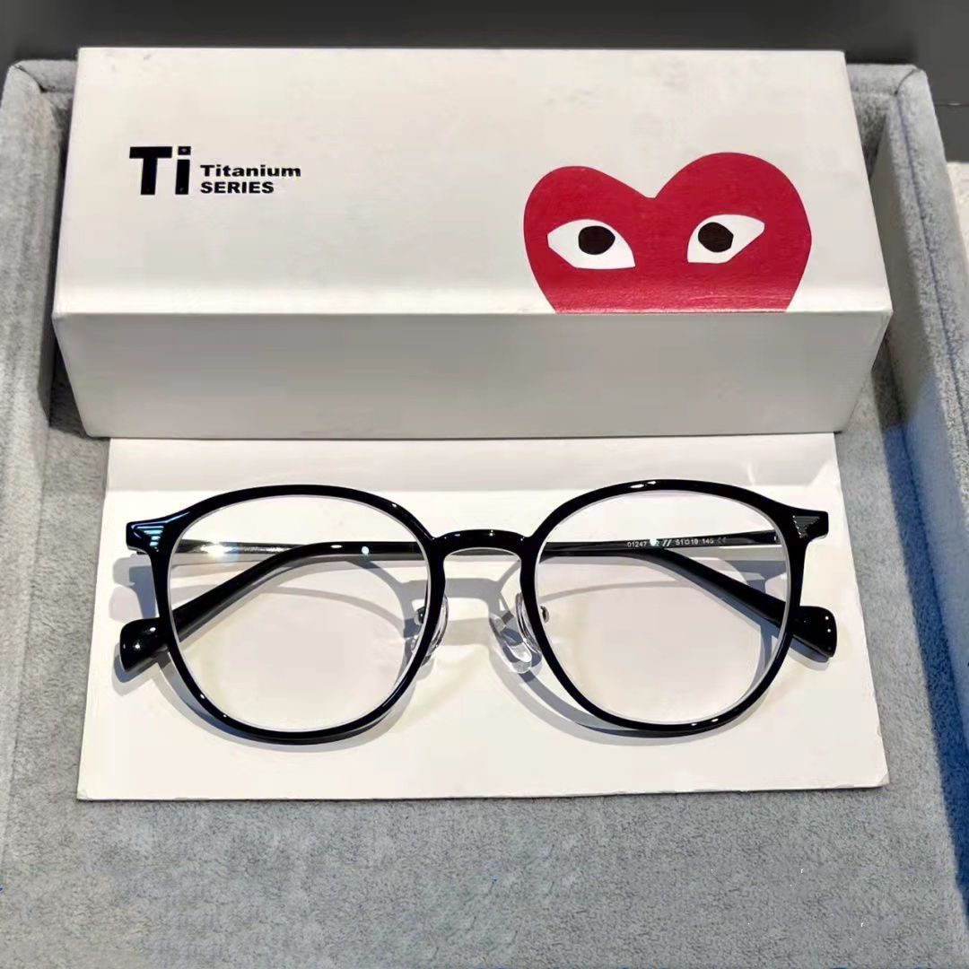 眼镜框女配镜防蓝光眼镜男近视显白冷同款茶色配素颜可小红书专业详情2