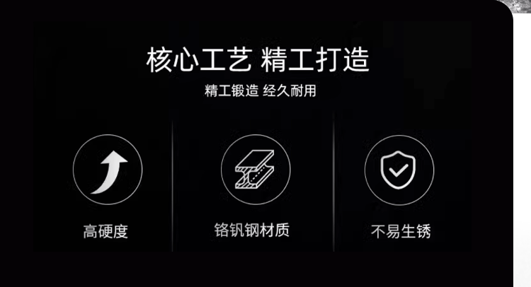 Factory direct supply F-rod socket wrench 6-piece set, 4s store, large repair shop, household small repair set, a magic tool pic 2